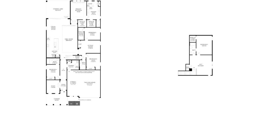 House floor plan «House», 5 bedrooms in Preserve at Beacon Lake by Toll Brothers