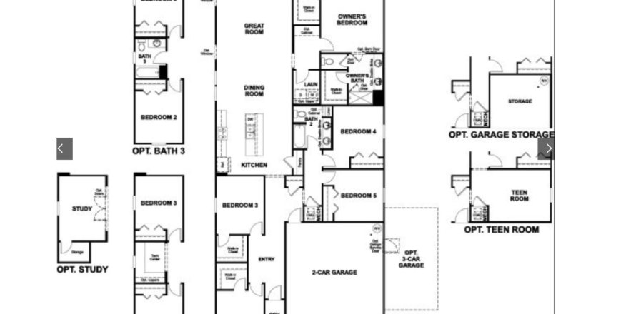 House floor plan «House», 5 bedrooms in Seasons at Greene Meadows