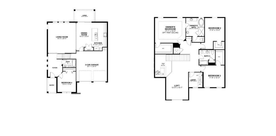 House floor plan «House», 4 bedrooms in Rivington by Reader Communities
