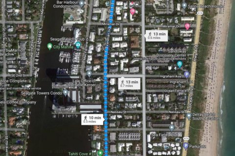 Touwnhouse à vendre à Delray Beach, Floride: 5 chambres, 434.5 m2 № 1127740 - photo 1