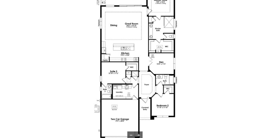 House floor plan «House», 3 bedrooms in Cresswind Palm Beach
