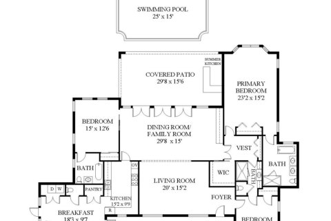 Купить виллу или дом в Уэст-Палм-Бич, Флорида 3 спальни, 246.84м2, № 846478 - фото 1