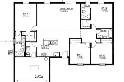 Купить виллу или дом в Кейп-Корал, Флорида 7 комнат, 164.16м2, № 1421591 - фото 30