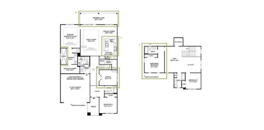 House floor plan «House », 4 bedrooms in Mill Creek Forest - Meadows