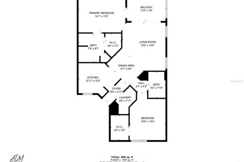 Condominio en venta en Fort Myers, Florida, 2 dormitorios, 88.81 m2 № 1106637 - foto 29
