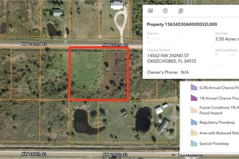 Terreno en venta en Okeechobee, Florida № 1382829 - foto 2