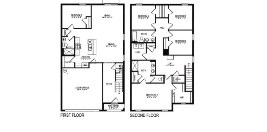 House floor plan «House», 5 bedrooms in Victoria Oaks