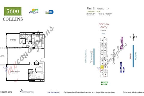 Condominio en venta en Miami Beach, Florida, 2 dormitorios, 110.55 m2 № 1331860 - foto 28