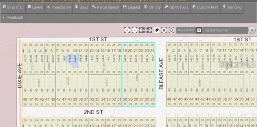 Земельный участок в Орландо, Флорида № 872256