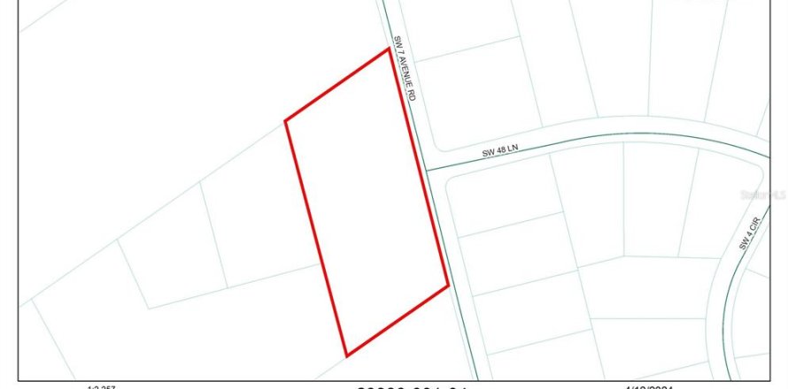 Земельный участок в Окала, Флорида № 1122417