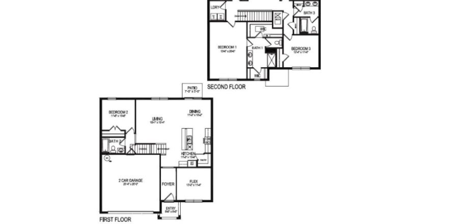 House floor plan «5BR-2», 5 bedrooms in Victoria Oaks