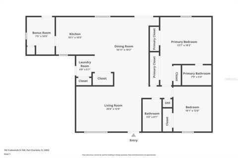 House in Port Charlotte, Florida 2 bedrooms, 145.67 sq.m. № 1381061 - photo 29