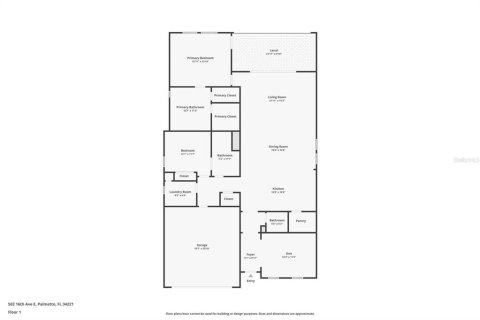 House in Palmetto, Florida 2 bedrooms, 181.81 sq.m. № 1349889 - photo 6