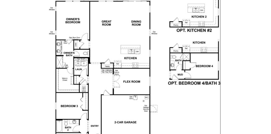 House floor plan «House», 4 bedrooms in Elm Creek at Silverleaf