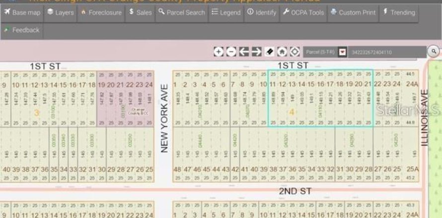 Земельный участок в Орландо, Флорида № 872263