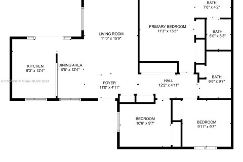 House in Miami, Florida 3 bedrooms, 114.36 sq.m. № 1378978 - photo 4