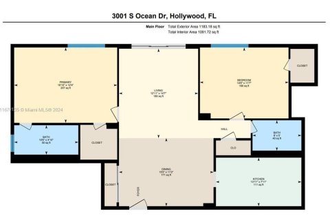 Condo in Hollywood, Florida, 2 bedrooms  № 1388267 - photo 18