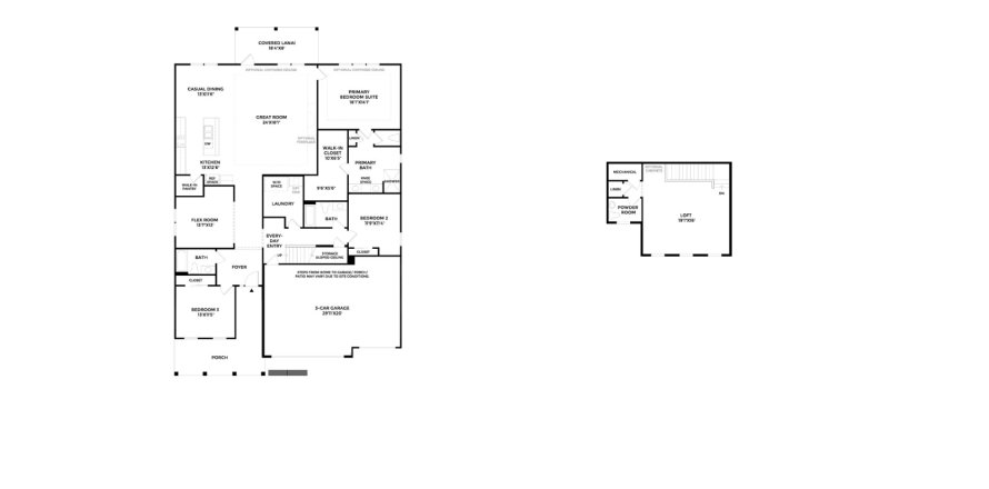 House floor plan «House», 4 bedrooms in Preserve at Beacon Lake by Toll Brothers