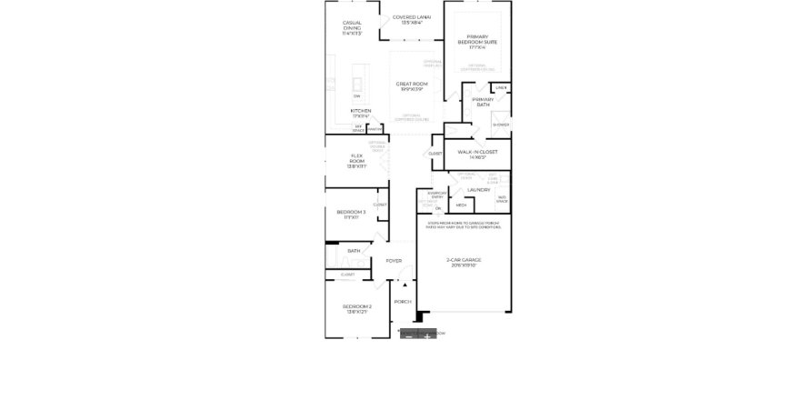 House floor plan «House », 3 bedrooms in Mill Creek Forest - Meadows