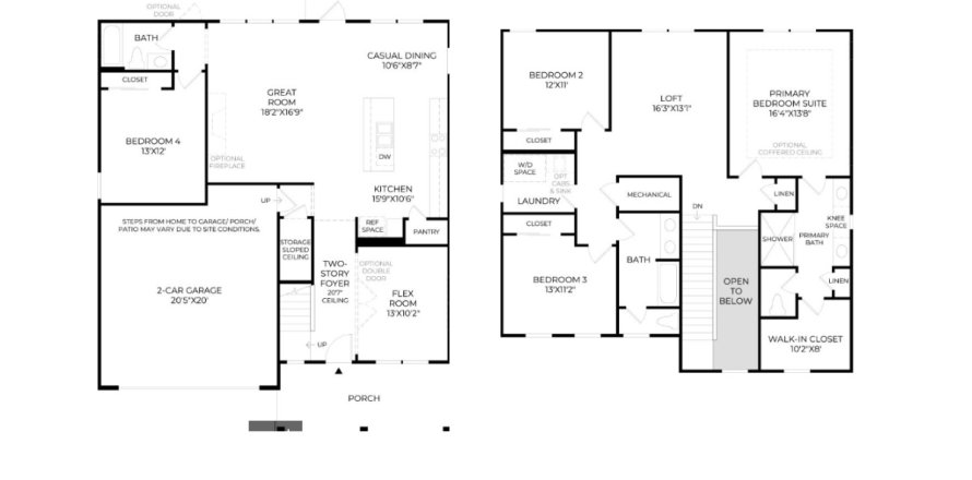 House floor plan «House », 4 bedrooms in Mill Creek Forest - Meadows