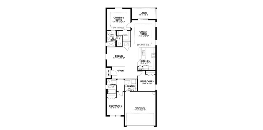Townhouse floor plan «142SQM IMPECCABLE», 3 bedrooms in THE HAMMOCKS AT WEST PORT