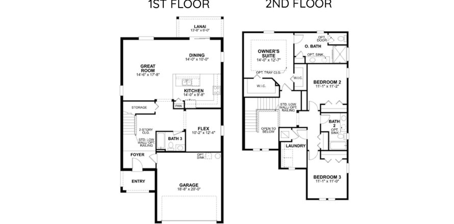 Townhouse floor plan «198SQM INNOVATION», 4 bedrooms in THE HAMMOCKS AT WEST PORT
