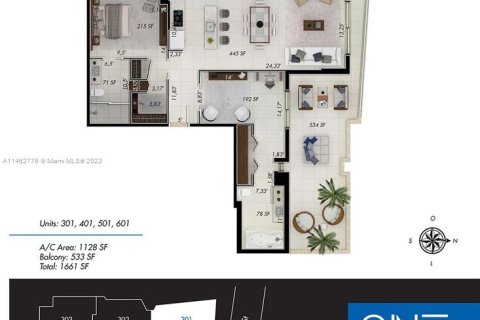 Condominio en venta en Bay Harbor Islands, Florida, 1 dormitorio, 104.79 m2 № 749768 - foto 17