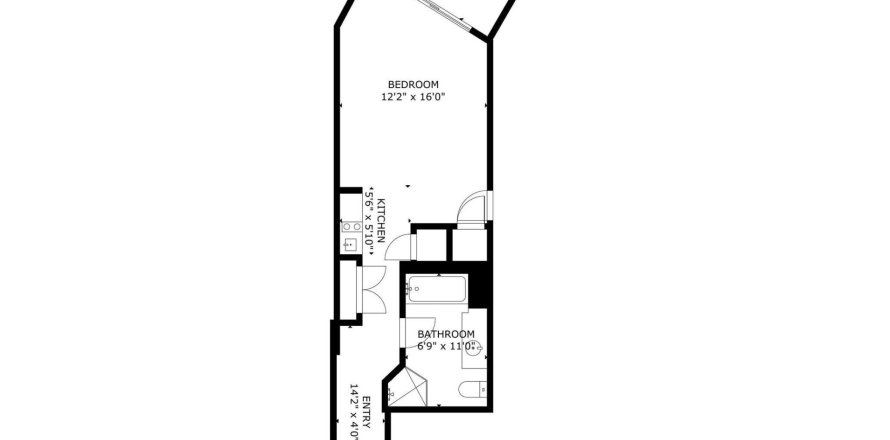 Estudio en el Condominio en Fort Lauderdale, Florida  № 972712