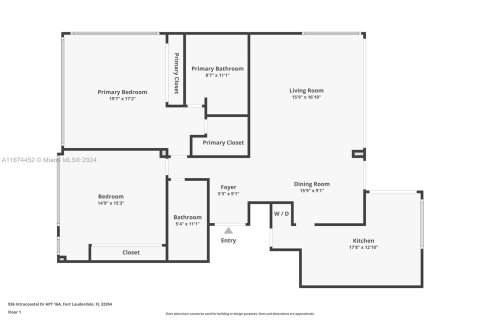 Condo in Fort Lauderdale, Florida, 2 bedrooms  № 1399797 - photo 22