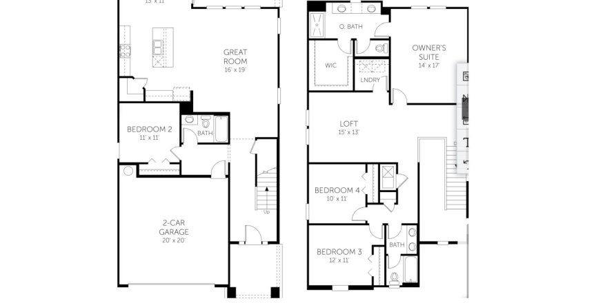 House floor plan «House», 4 bedrooms in Dunns Crossing