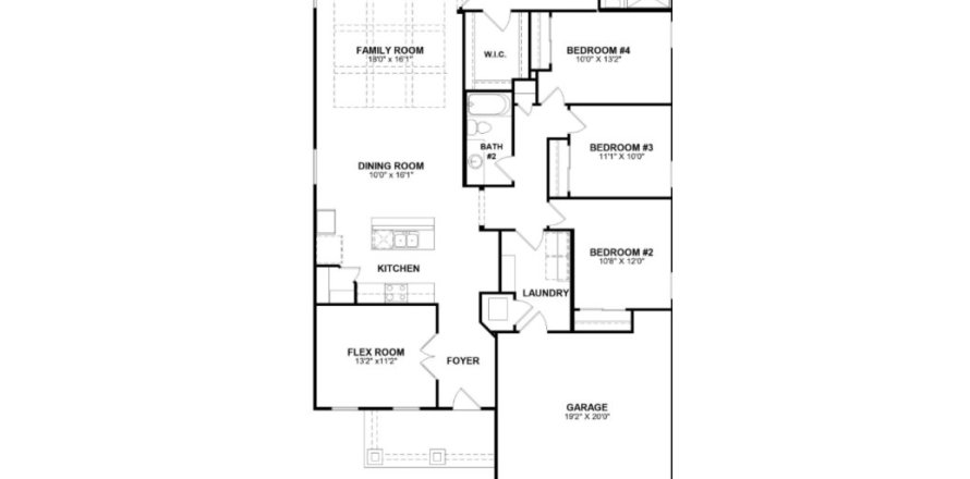 House floor plan «House», 4 bedrooms in Panther Creek Preserve