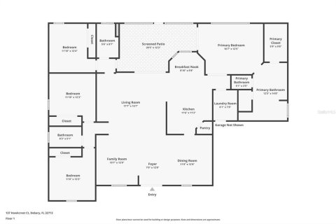 Купить виллу или дом в Дебари, Флорида 8 комнат, 202.16м2, № 1388945 - фото 2