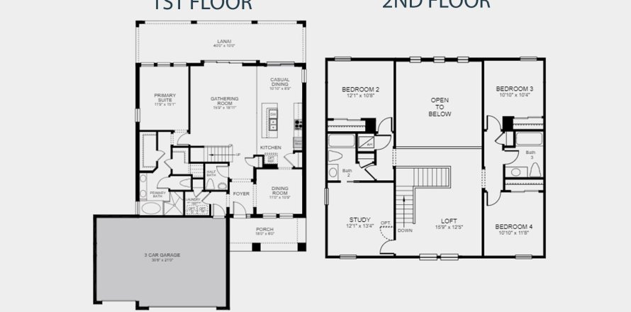 House floor plan «275SQM BONAIRE», 4 bedrooms in EAVE'S BEND AT ARTISAN LAKES