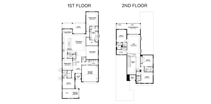 Townhouse floor plan «407SQM VASARI», 5 bedrooms in ARTISTRY PALM BEACH