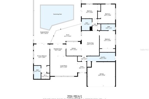 Купить виллу или дом в Форт Майерс, Флорида 3 комнаты, 170.85м2, № 1359678 - фото 30