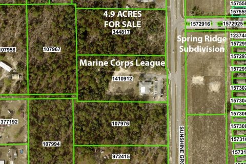 Terreno en venta en Brooksville, Florida № 1383193 - foto 1