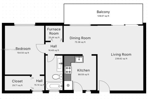 Condo in Aventura, Florida, 1 bedroom  № 1097239 - photo 24