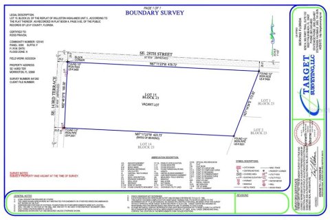 Terreno en venta en Morriston, Florida № 1432664 - foto 5