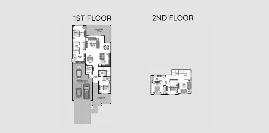 Townhouse floor plan «331SQM LAGUNA», 4 bedrooms in ARDEN