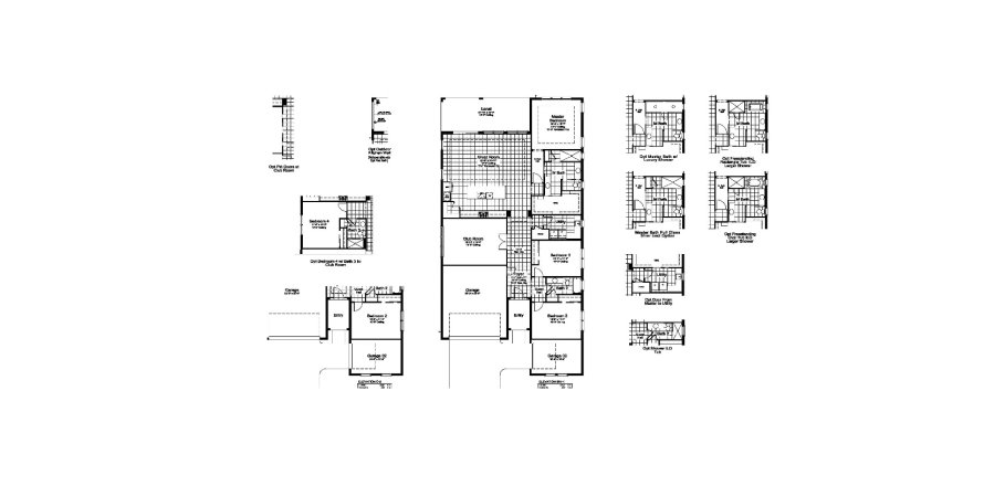 House floor plan «House», 3 bedrooms in The Alcove at Waterside
