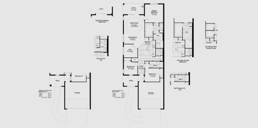 House floor plan «152SQM SANDCASTLE», 3 bedrooms in BOCA ROYALE GOLF AND COUNTRY CLUB
