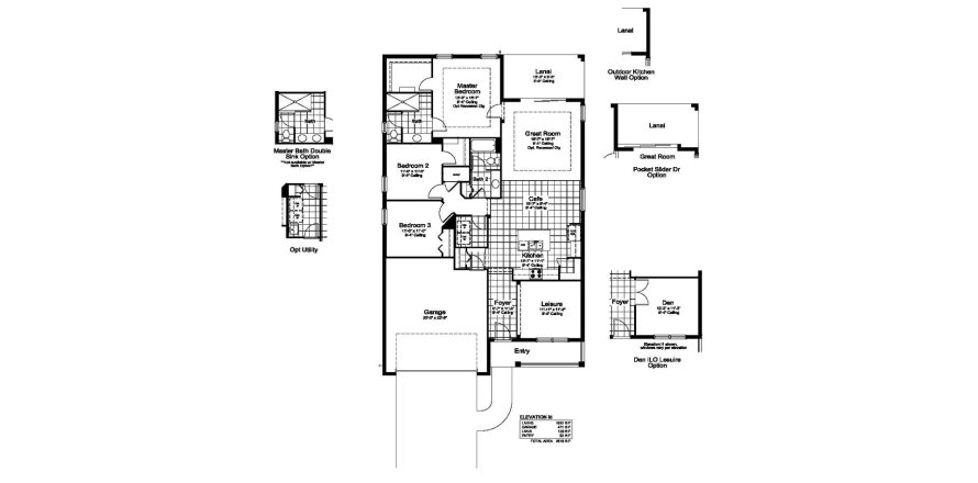 House floor plan «168SQM FRESH SPRING», 3 bedrooms in BOCA ROYALE GOLF AND COUNTRY CLUB