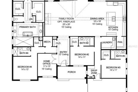 Купить виллу или дом в Бруксвилл, Флорида 9 комнат, 312.89м2, № 1440667 - фото 2