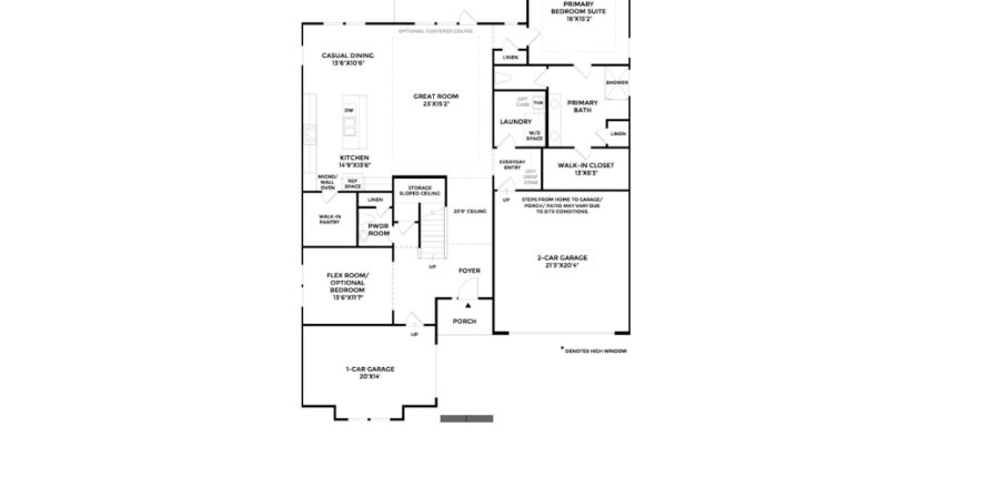 House floor plan «House», 4 bedrooms in Coral Ridge at Seabrook by Toll Brothers