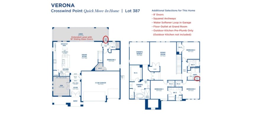 House floor plan «4BR-2», 4 bedrooms in Crosswind Point