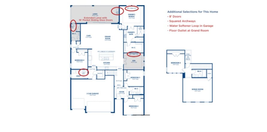 House floor plan «4BR-3», 4 bedrooms in Crosswind Point