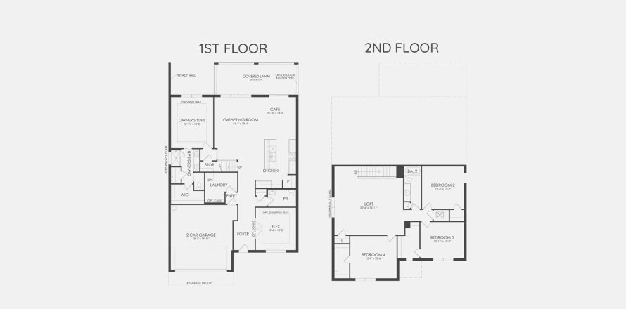 Townhouse floor plan «269SQM WHITESTONE», 5 bedrooms in WINDSONG ESTATES