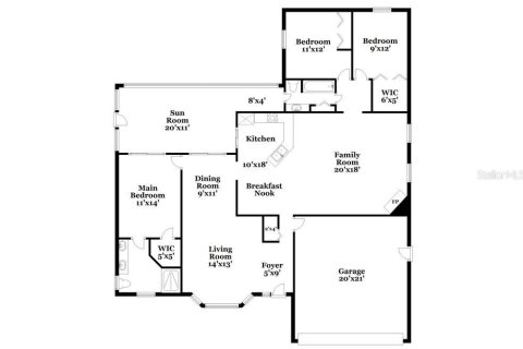 Casa en alquiler en Wesley Chapel, Florida, 3 dormitorios, 164.25 m2 № 1371159 - foto 2