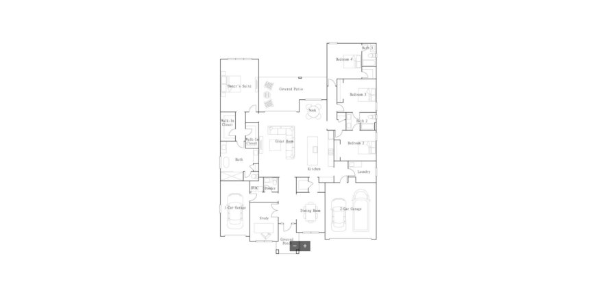 Villa ou maison à Arden - The Waterford Collection à Loxahatchee Groves, Floride 4 chambres, 289 m2 № 653744