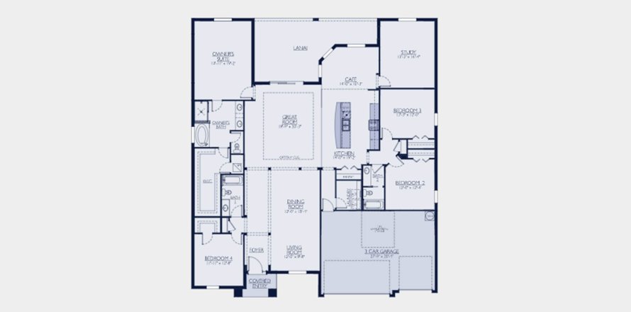 Townhouse floor plan «287SQM JOYCE», 4 bedrooms in CROSS CREEK